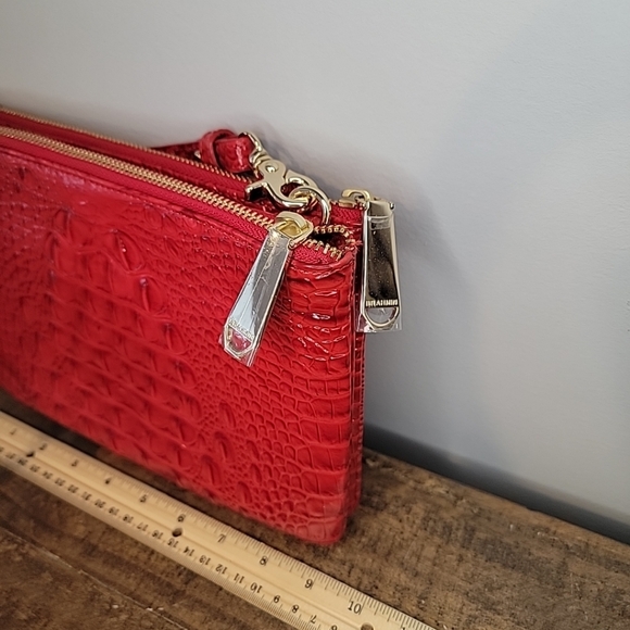 Brahmin Red Melbourne Perri Crossbody NWOT PRISTINE!! - Picture 5 of 8